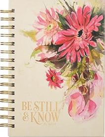 9781642726329 Be Still And Know Large Wirebound Journal