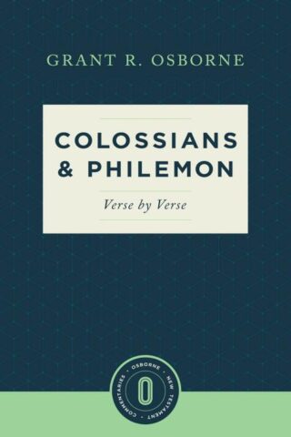 9781577997368 Colossians And Philemon Verse By Verse