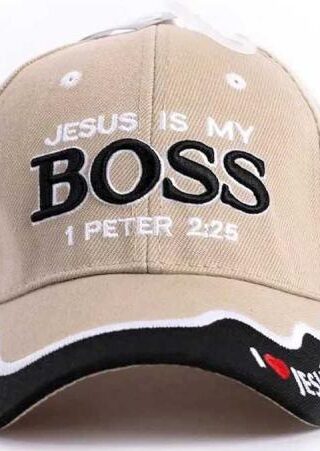 788200537457 Jesus Is My Boss Cap