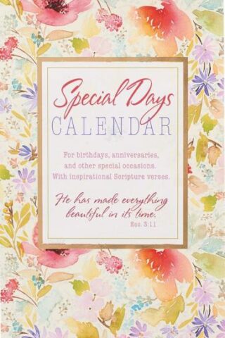 9781642721492 He Has Made Everything Beautiful Special Days Calendar