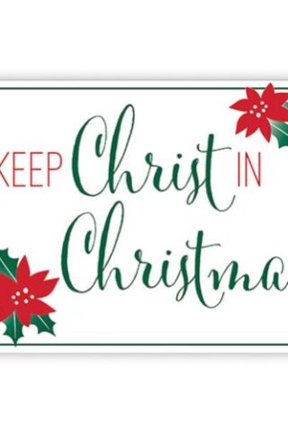 886083635892 Keep Christ In Christmas Yard Sign