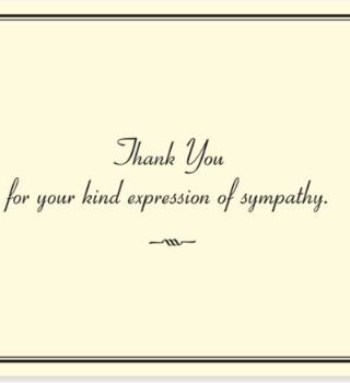 9781441306289 Sympathy Thank You Note Cards