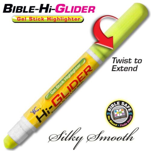 031248992529 Bible Hi Glider Gel Stick Highlighter