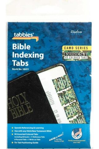 084371584116 Forest Camo Bible Tabs