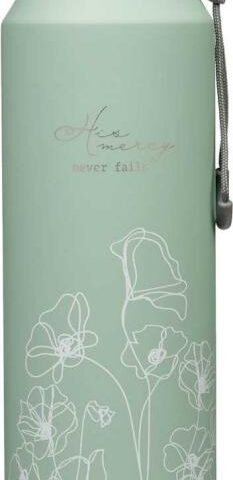 1220000135673 His Mercies Never Fail Stainless Steel Water Bottle