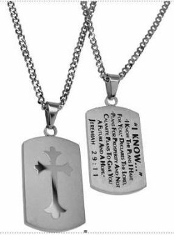 123202429117 Shield Cross Dog Tag I Know