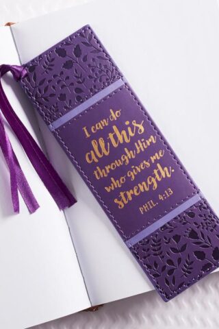 6006937138315 Philippians 4:13 LuxLeather Bookmark