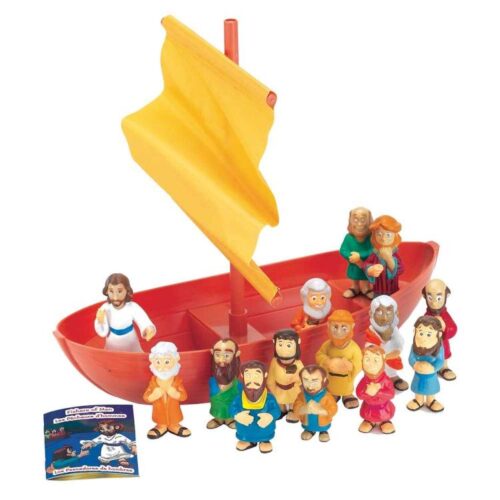 603154506338 Galilean Boat With Jesus And The 12 Apostles (Action Figure)