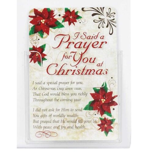 603799028868 I Said A Prayer For You At Christmas Pocket Card