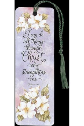 603799160315 I Can Do All Things Tassel Bookmark