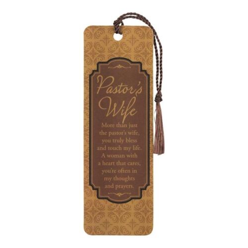 603799224062 Pastors Wife Tassel Bookmark