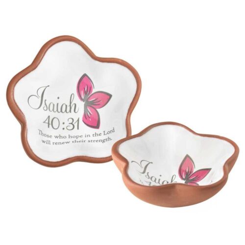 603799242325 Isaiah 40:31 Terra Cotta Tray