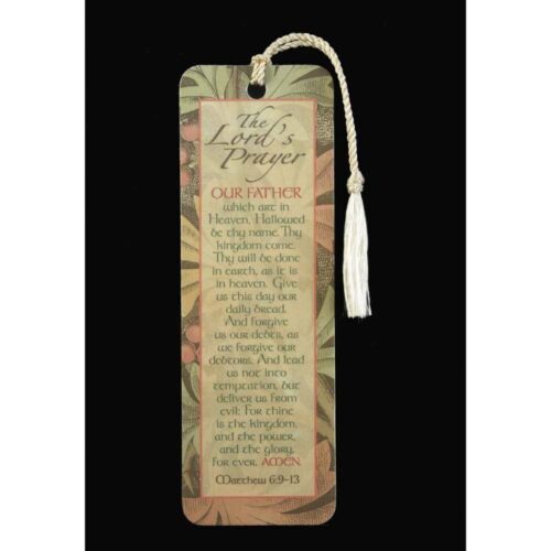 603799279819 Lords Prayer Tassel Bookmark