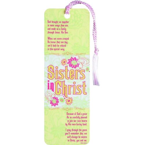 603799299985 Sisters In Christ Tassel Bookmark