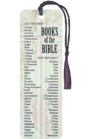 603799318822 Books Of The Bible Tassel Bookmark