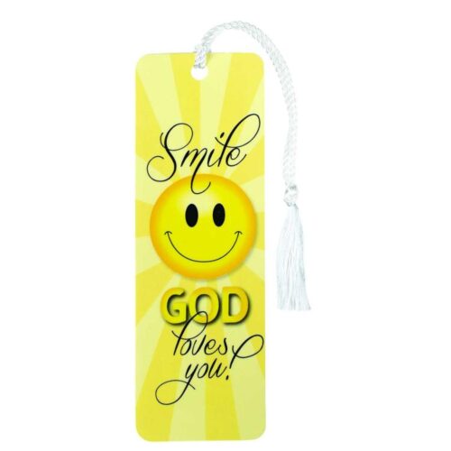 603799389846 Smile God Loves You Tassel Bookmark