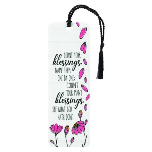 603799476485 Count Your Blessings Tassel Bookmark