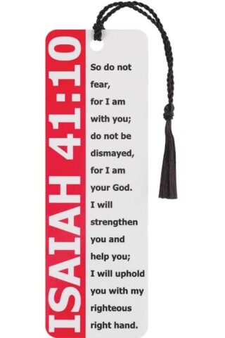 603799530705 Isaiah 41:10 Tassel Bookmark