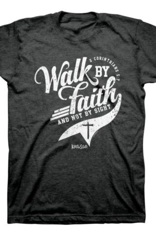 612978452561 Walk By Faith (Large T-Shirt)