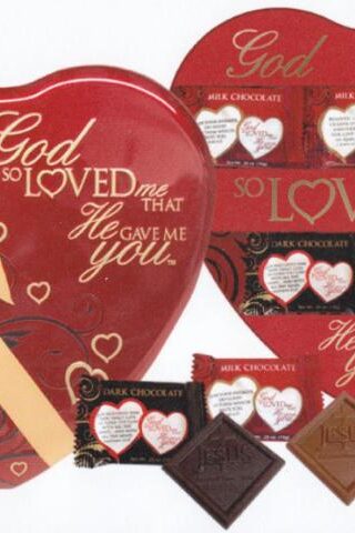 641520003258 God So Loved Me Heart Large Tin