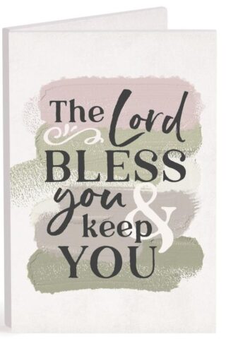 656200598146 Lord Bless You And Keep You Keepsake Card