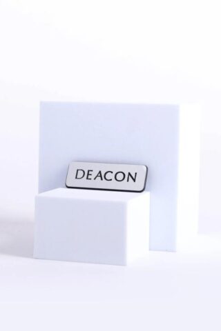 788200450756 Deacon Badge Magnetic Back