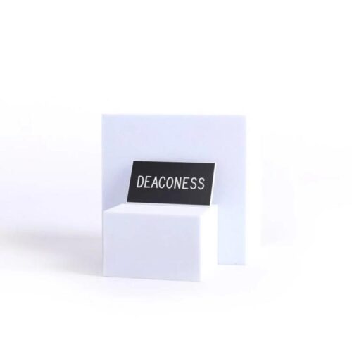 788200797301 Deaconess Engraved Plastic Badge