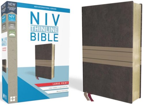 9780310448365 Thinline Bible Large Print Comfort Print