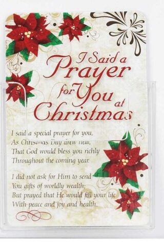 603799028868 I Said A Prayer For You At Christmas Pocket Card