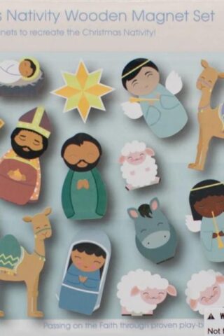 850042028179 Nativity Wooden Magnet Set