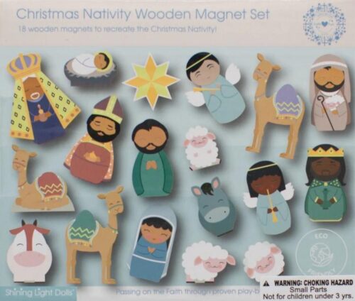 850042028179 Nativity Wooden Magnet Set