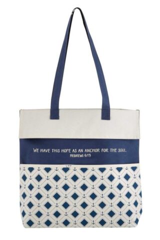 886083576799 Hebrews 6:19 Inspirational Handbag