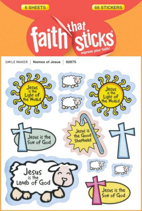 9781414392875 Names Of Jesus Stickers