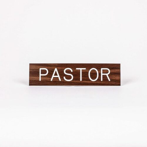 788200796694 Pastor Sign Adhesive Back