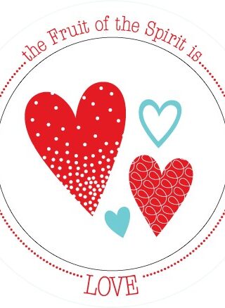 692193806608 Fruit Of The Spirit Is Love Plate