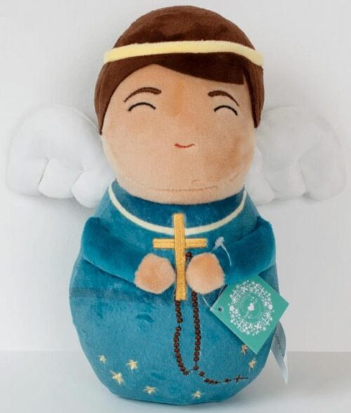 850060337314 Guardian Angel Teal Blue Shining Light Dolls Sound Plush