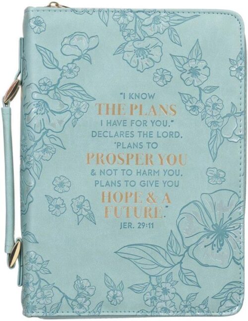 1220000139077 Faux Leather Fashion Bible Cover: I Know The Plans I Have for You - Jeremiah 29: