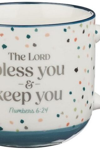 1220000327498 Large Inspirational Ceramic Coffee & Tea Scripture Mug for Women & Men: Lord Ble