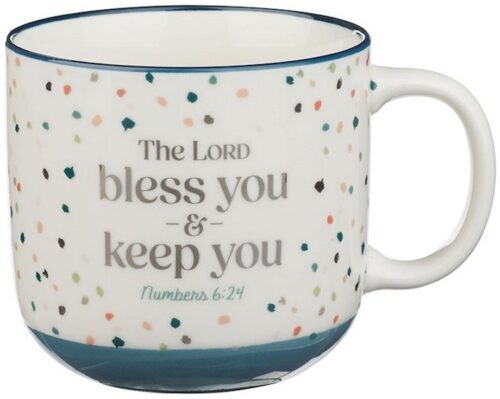 1220000327498 Large Inspirational Ceramic Coffee & Tea Scripture Mug for Women & Men: Lord Ble