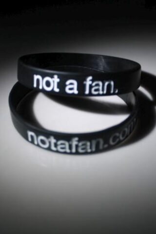 013964586855 Not A Fan Wristband
