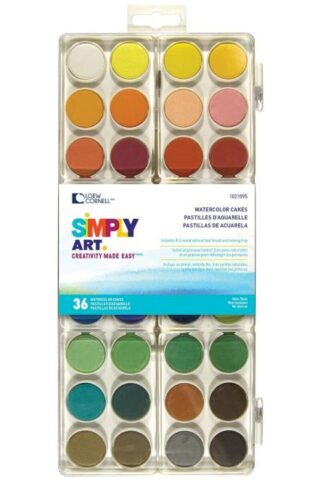 089241133258 Loew Cornell Simply Art Watercolor Cakes