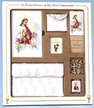 0899427251 Girls First Communion Premier Boxed Set Cathedral Edition