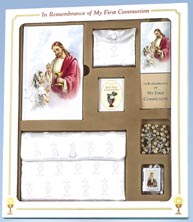 0899427278 Girls First Communion Premier Boxed Set Sacred Heart Edition
