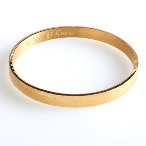 1220000131156 Be Still And Know Bangle (Bracelet/Wristband)