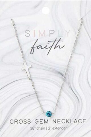 195002210271 Simply Faith Cross Gem