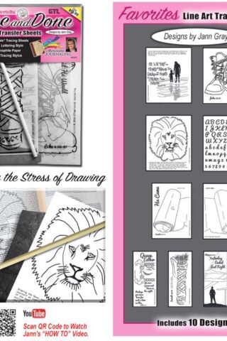 611553559763 1 And Done Line Art Transfer Sheets Favorites
