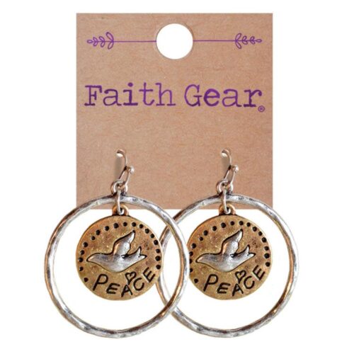 612978389317 Faith Gear Womens Peace (Earring)