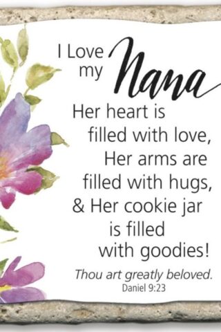 633957909104 I Love My Nana Sentiment Tile
