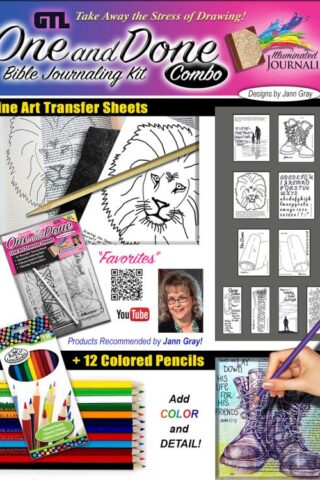 634989555802 1 And Done Combo Bible Journaling Kit
