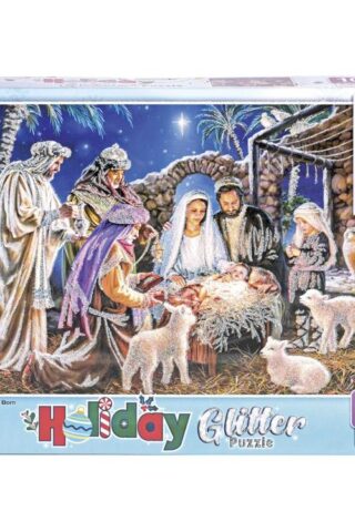 705988122477 Christ Is Born 100 Piece Glitter (Puzzle)